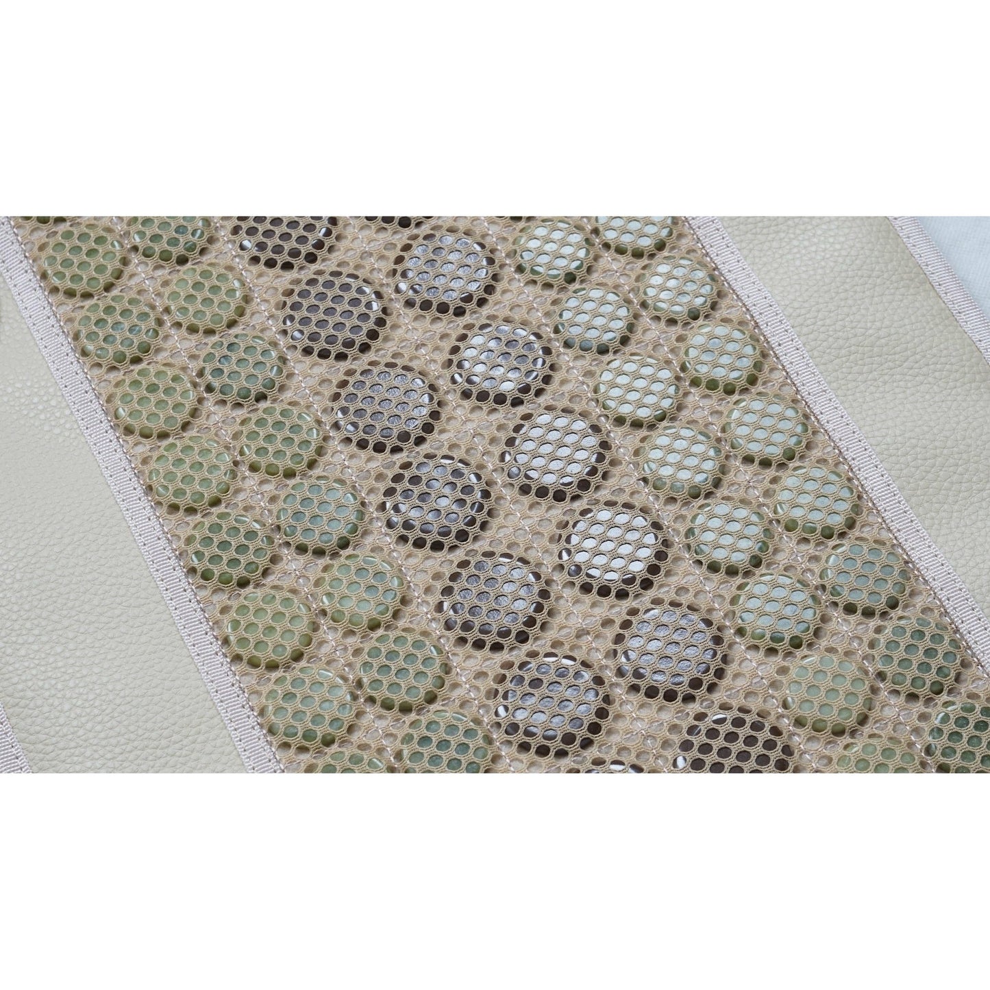 Jade Tourmaline Infrared Heat Mat (White)-2